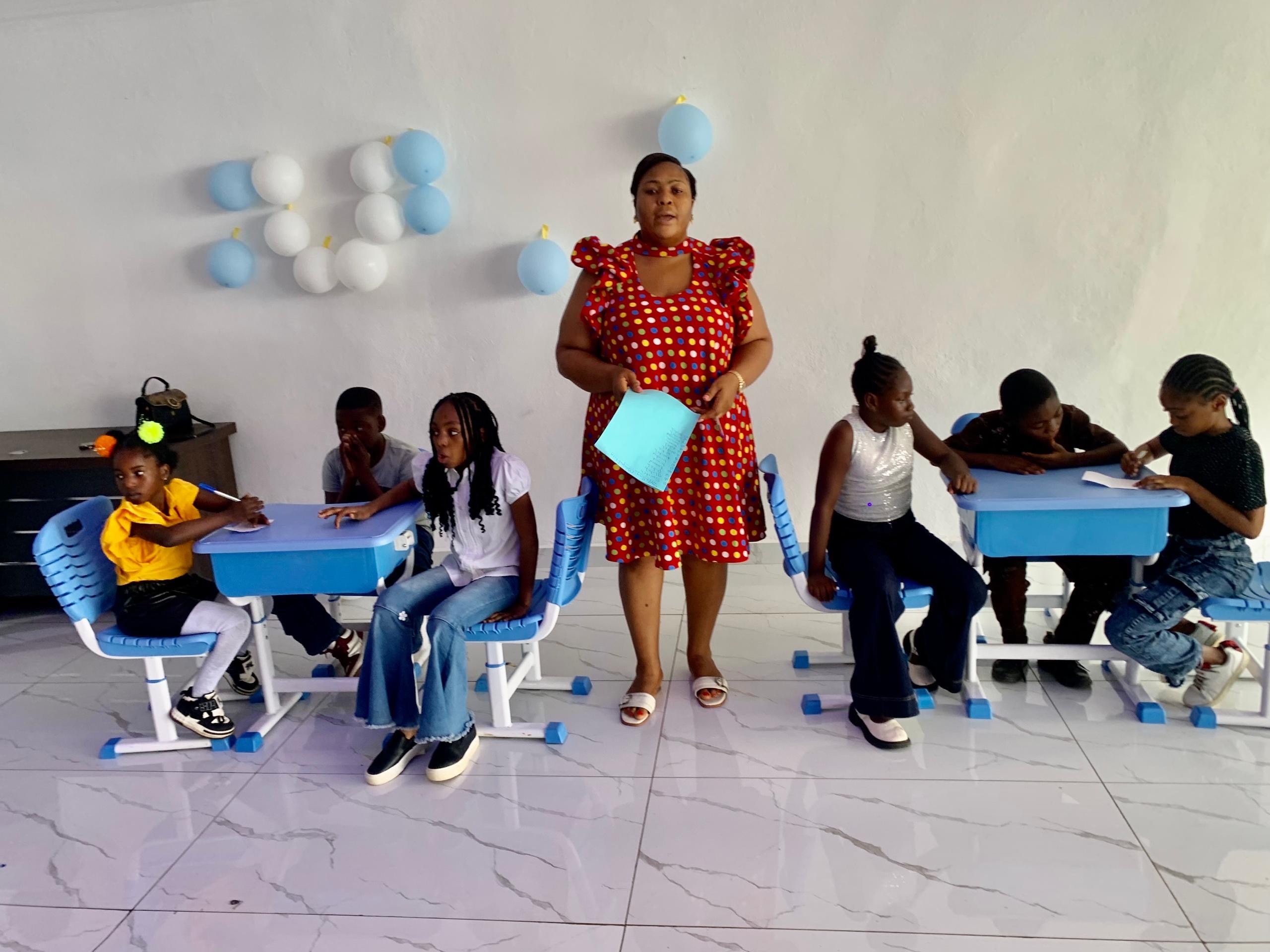 Students enjoying music at M&N Global Academy